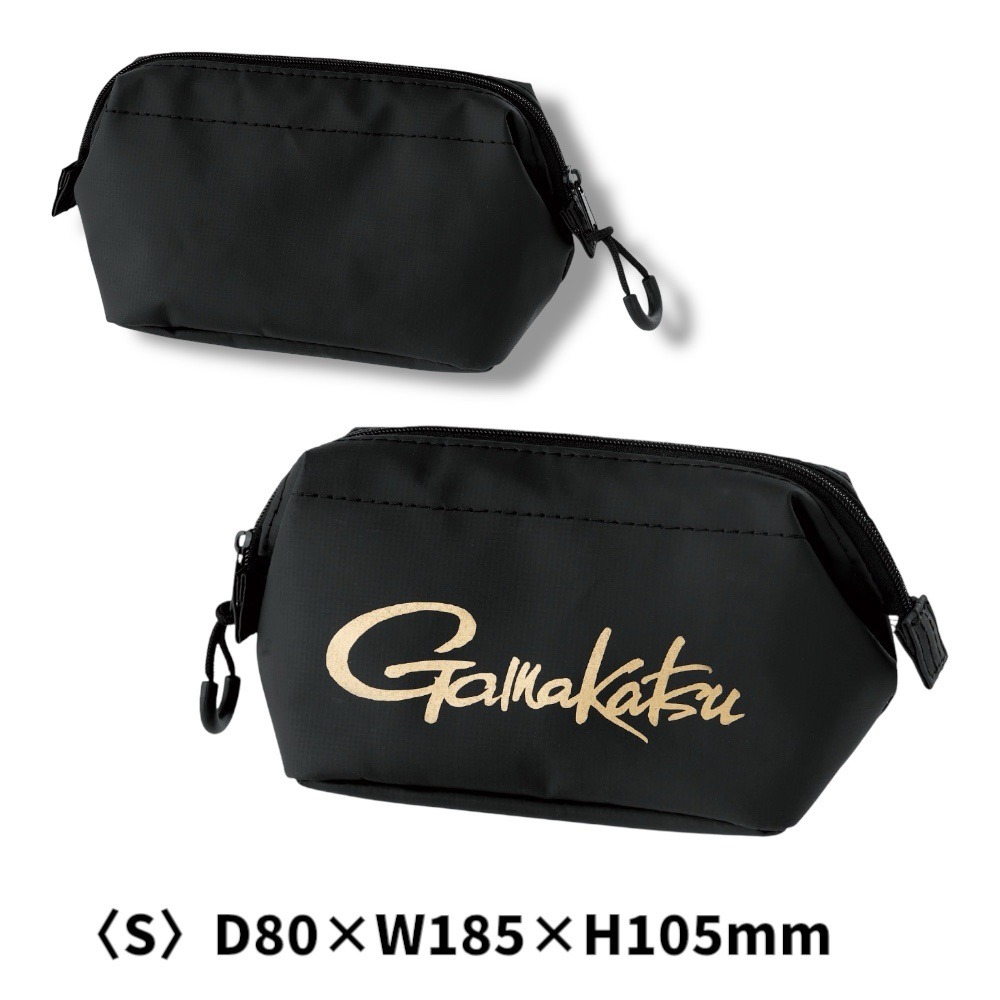 中壢鴻海釣具【gamakatsu】 GM-2625  LOGO 釣魚配件收納袋 (25年款) GM2625 置物袋-規格圖4