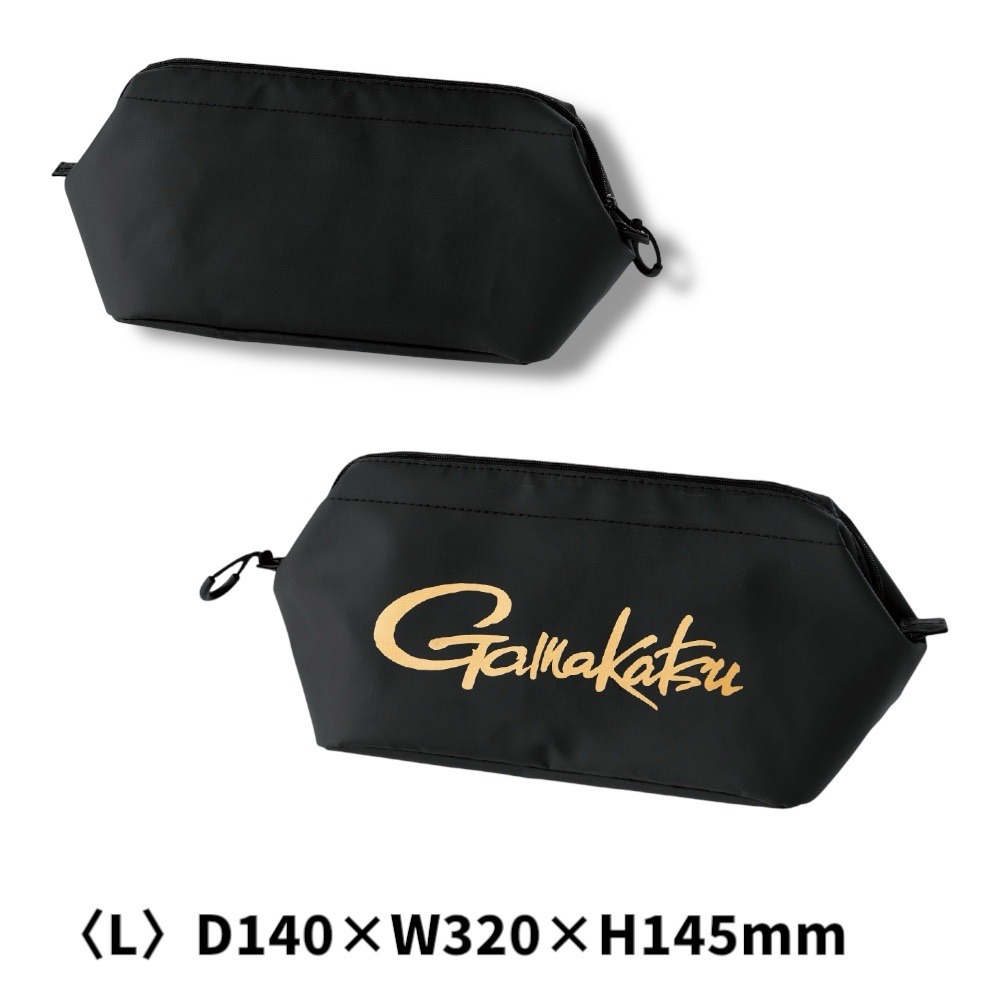 中壢鴻海釣具【gamakatsu】 GM-2625  LOGO 釣魚配件收納袋 (25年款) GM2625 置物袋-規格圖4