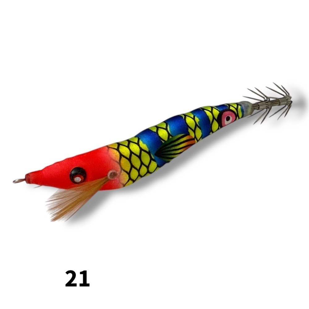 中壢鴻海釣具 厚殼蝦- 透抽布捲 2025 全新 厚殼蝦 厚殼仔 透抽 布捲 95mm 21~46號-規格圖7