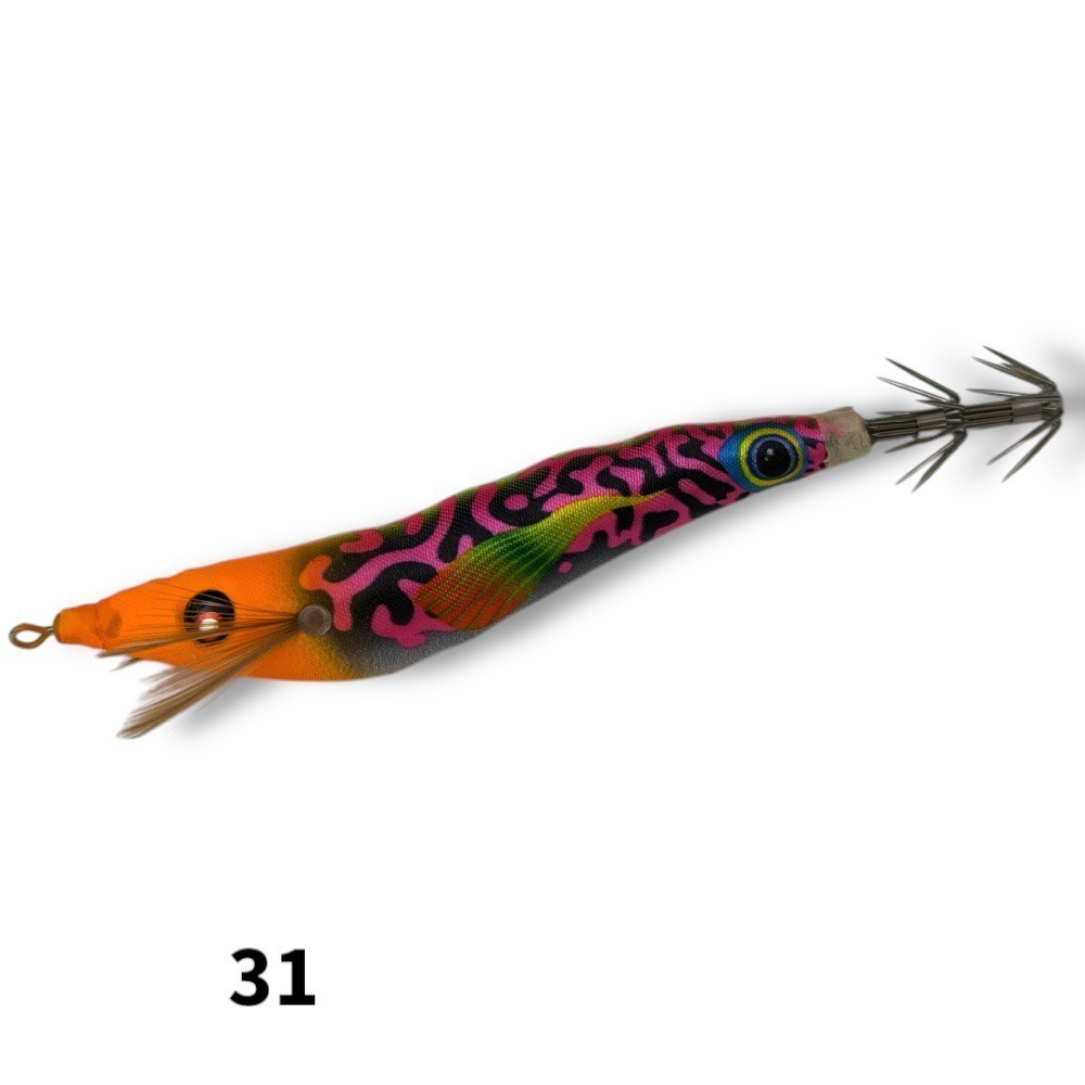 中壢鴻海釣具 厚殼蝦- 透抽布捲 2025 全新 厚殼蝦 厚殼仔 透抽 布捲 95mm 21~46號-規格圖7