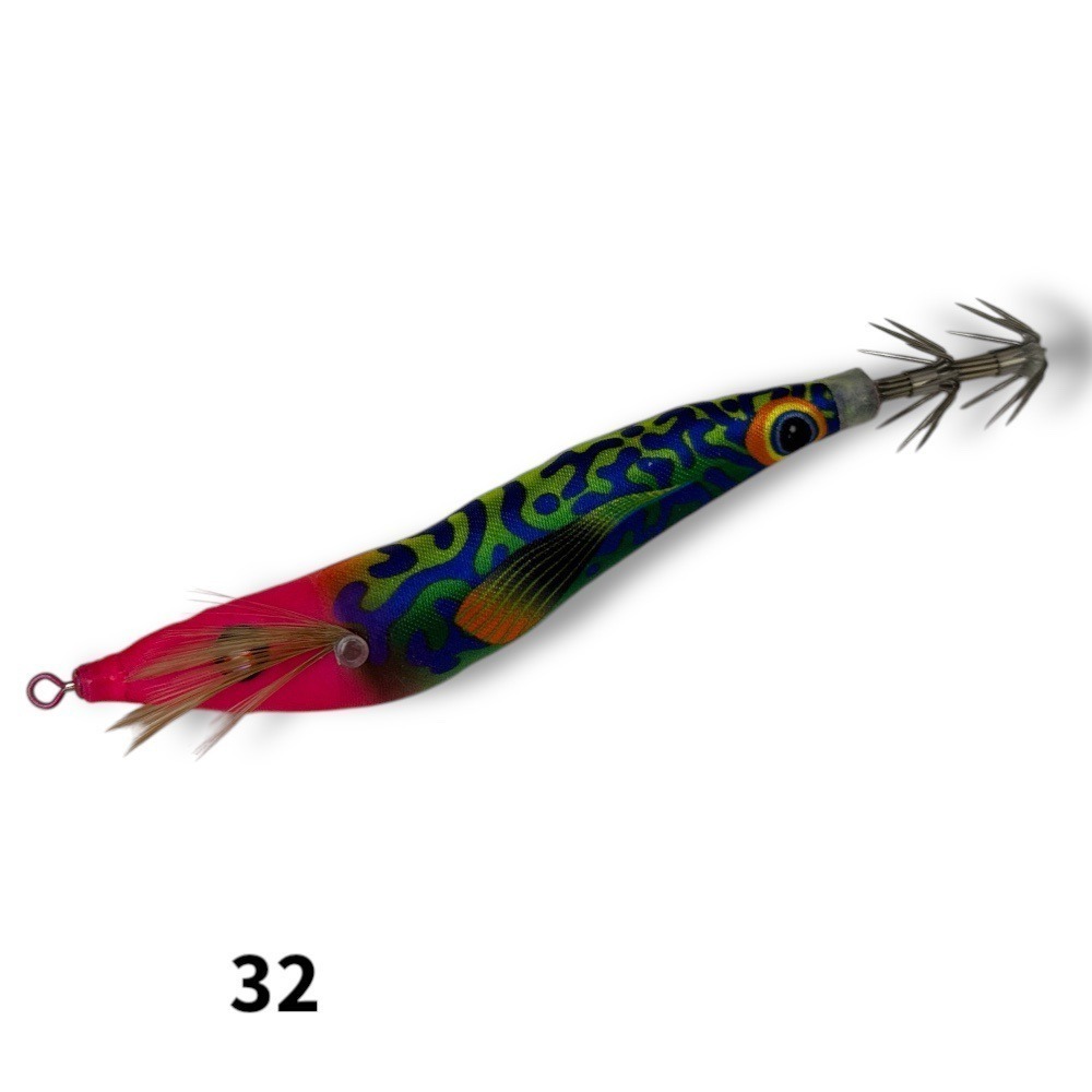 中壢鴻海釣具 厚殼蝦- 透抽布捲 2025 全新 厚殼蝦 厚殼仔 透抽 布捲 95mm 21~46號-規格圖7