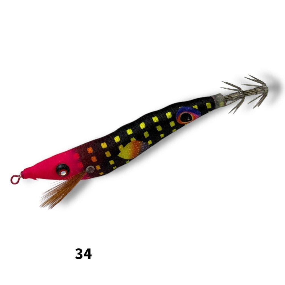 中壢鴻海釣具 厚殼蝦- 透抽布捲 2025 全新 厚殼蝦 厚殼仔 透抽 布捲 95mm 21~46號-規格圖7