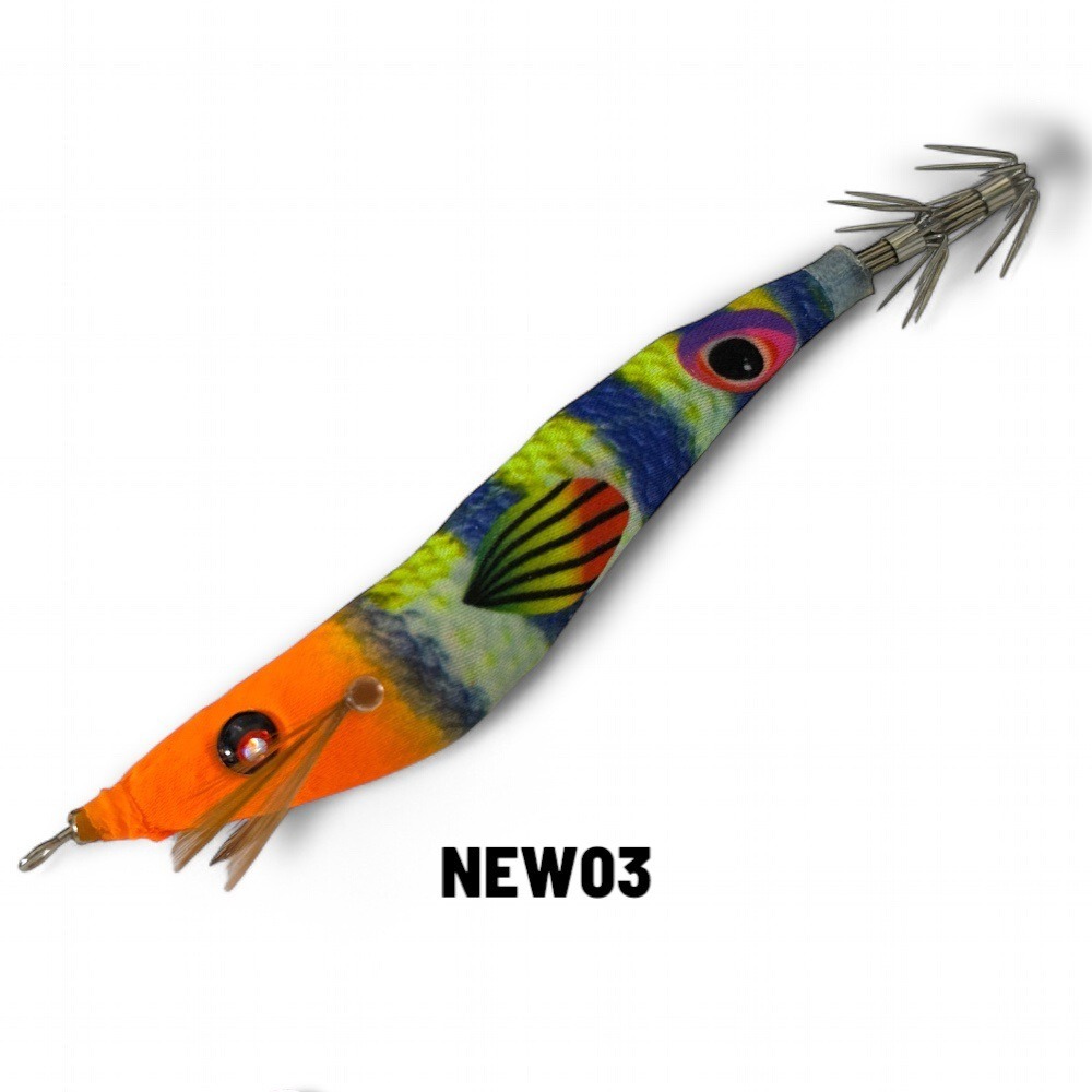 中壢鴻海釣具 厚殼蝦- 透抽布捲 2025 全新 厚殼蝦 厚殼仔 透抽 布捲 95mm 21~46號-規格圖7