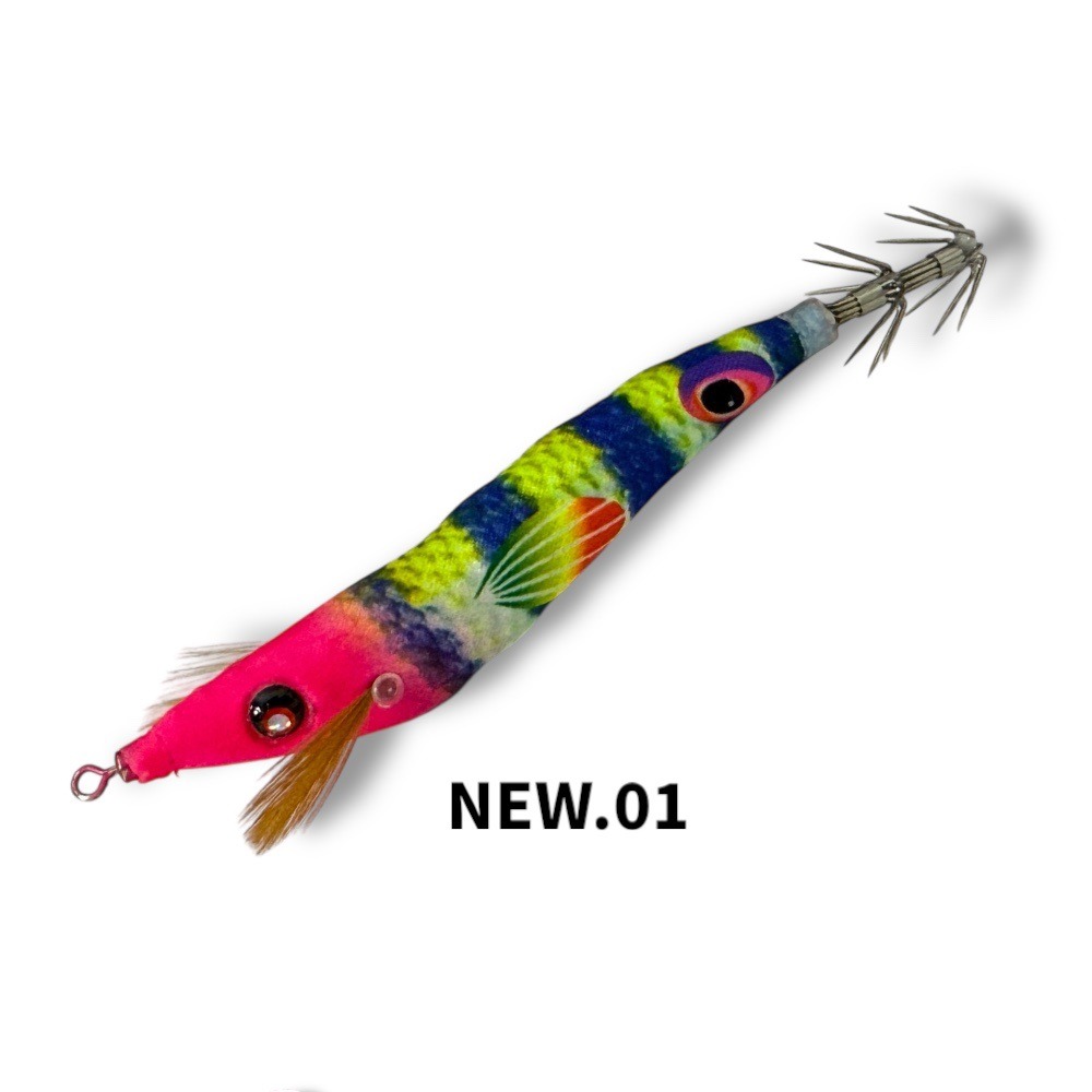 中壢鴻海釣具 厚殼蝦- 透抽布捲 2025 全新 厚殼蝦 厚殼仔 透抽 布捲 95mm 21~46號-規格圖7