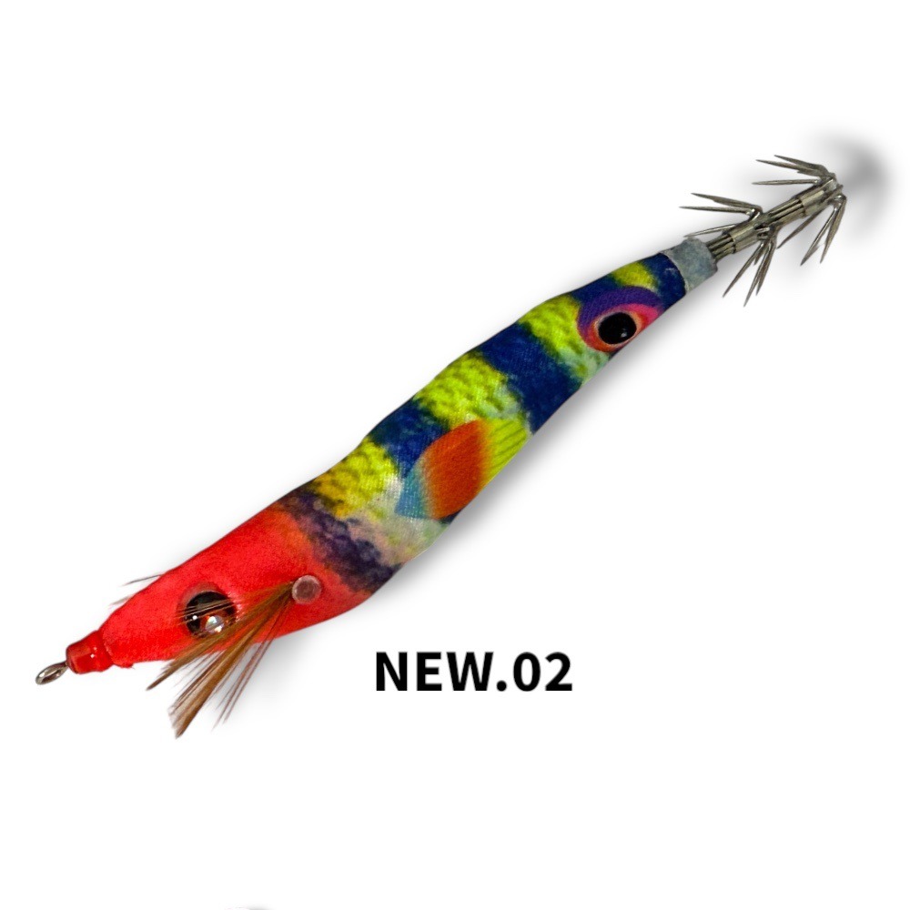 中壢鴻海釣具 厚殼蝦- 透抽布捲 2025 全新 厚殼蝦 厚殼仔 透抽 布捲 95mm 21~46號-規格圖7