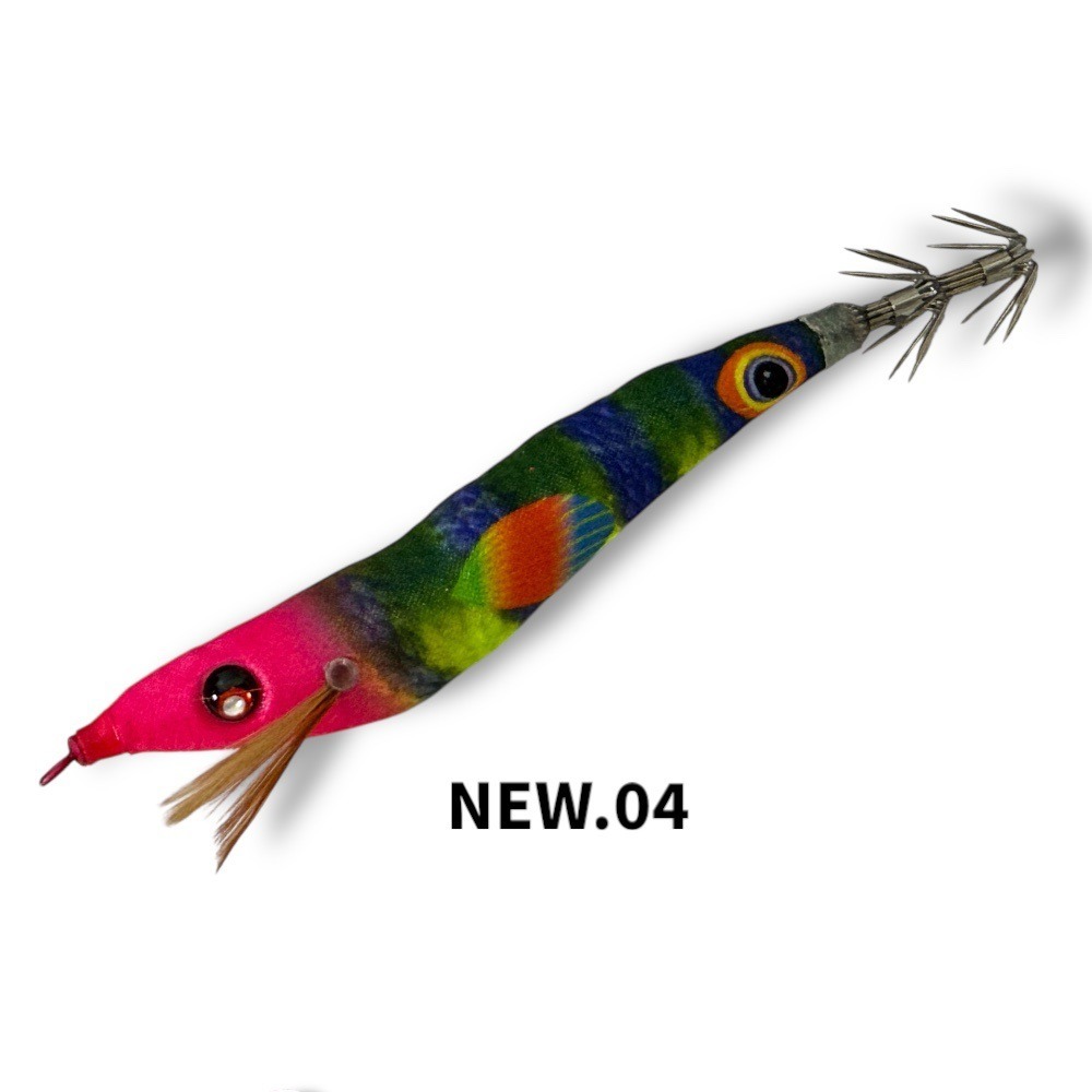 中壢鴻海釣具 厚殼蝦- 透抽布捲 2025 全新 厚殼蝦 厚殼仔 透抽 布捲 95mm 21~46號-規格圖7
