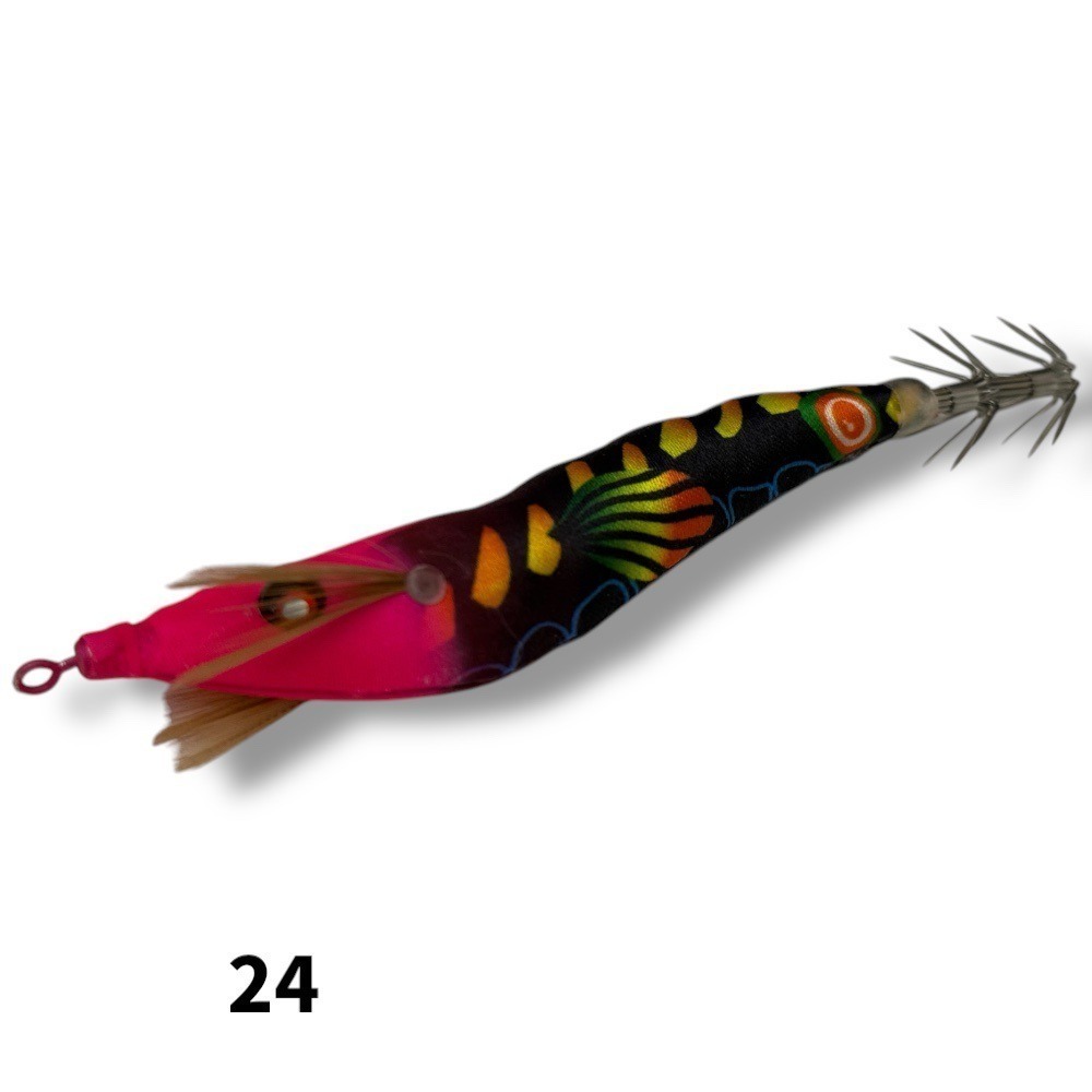 中壢鴻海釣具 厚殼蝦- 透抽布捲 2025 全新 厚殼蝦 厚殼仔 透抽 布捲 95mm 21~46號-規格圖7