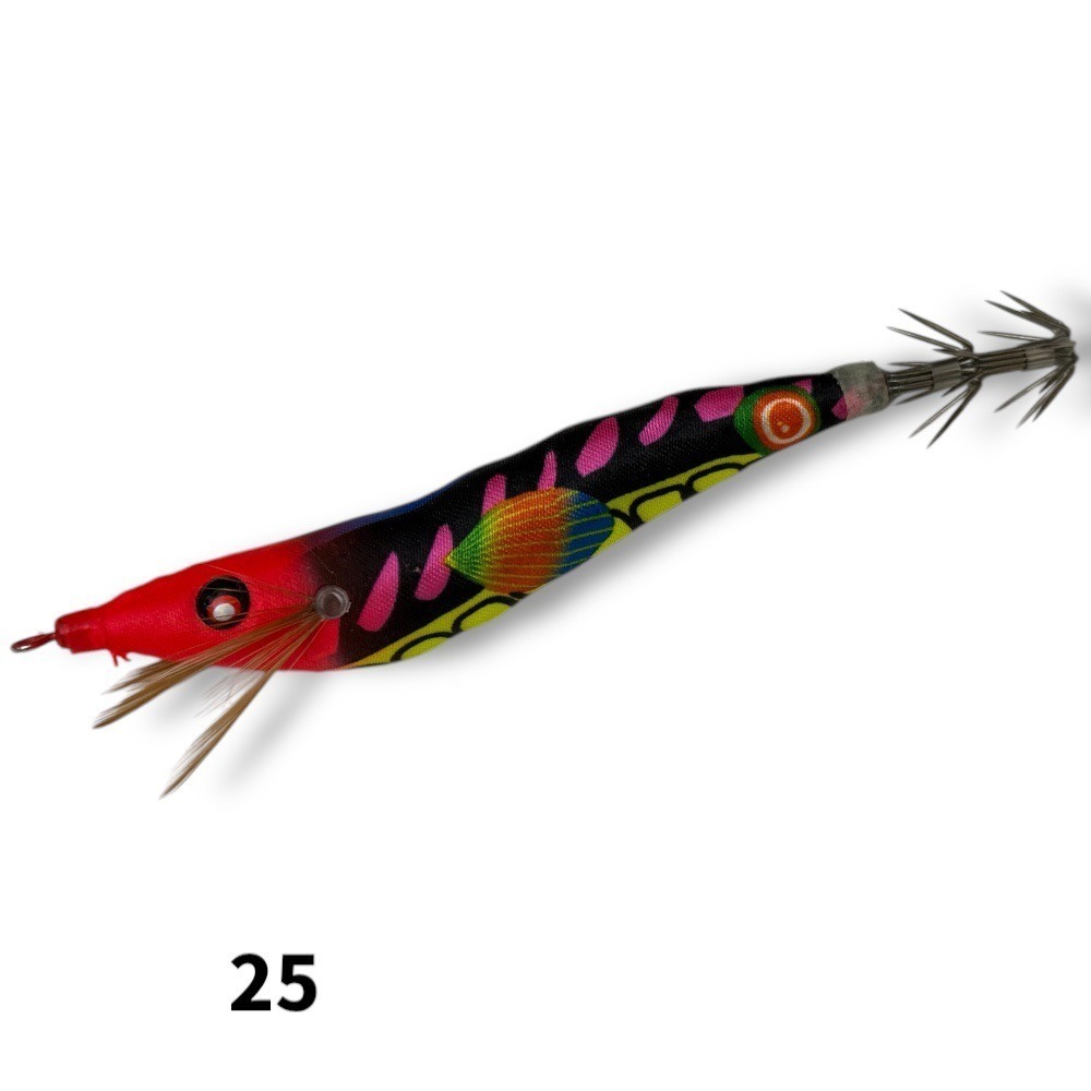 中壢鴻海釣具 厚殼蝦- 透抽布捲 2025 全新 厚殼蝦 厚殼仔 透抽 布捲 95mm 21~46號-規格圖7