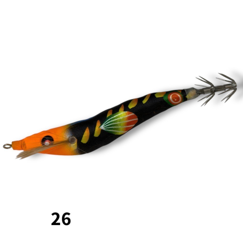 中壢鴻海釣具 厚殼蝦- 透抽布捲 2025 全新 厚殼蝦 厚殼仔 透抽 布捲 95mm 21~46號-規格圖7