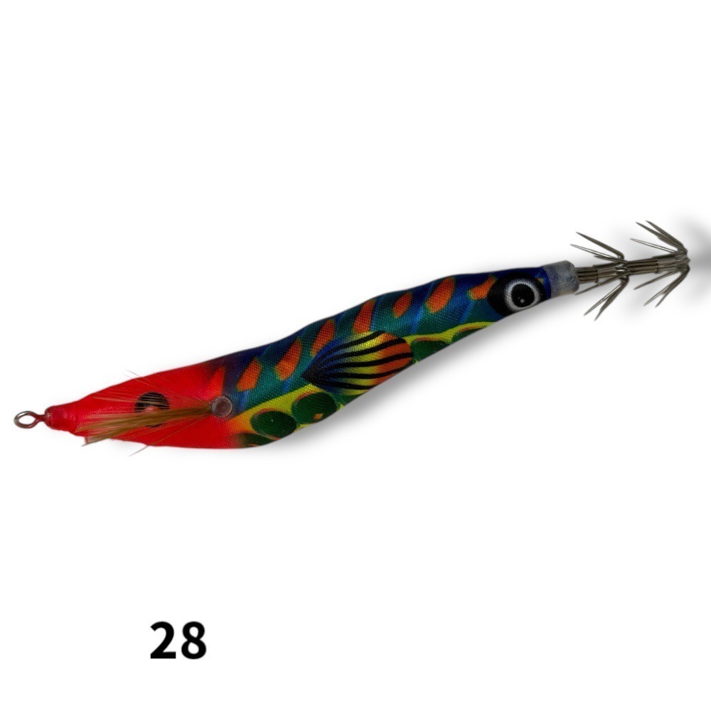 中壢鴻海釣具 厚殼蝦- 透抽布捲 2025 全新 厚殼蝦 厚殼仔 透抽 布捲 95mm 21~46號-規格圖7