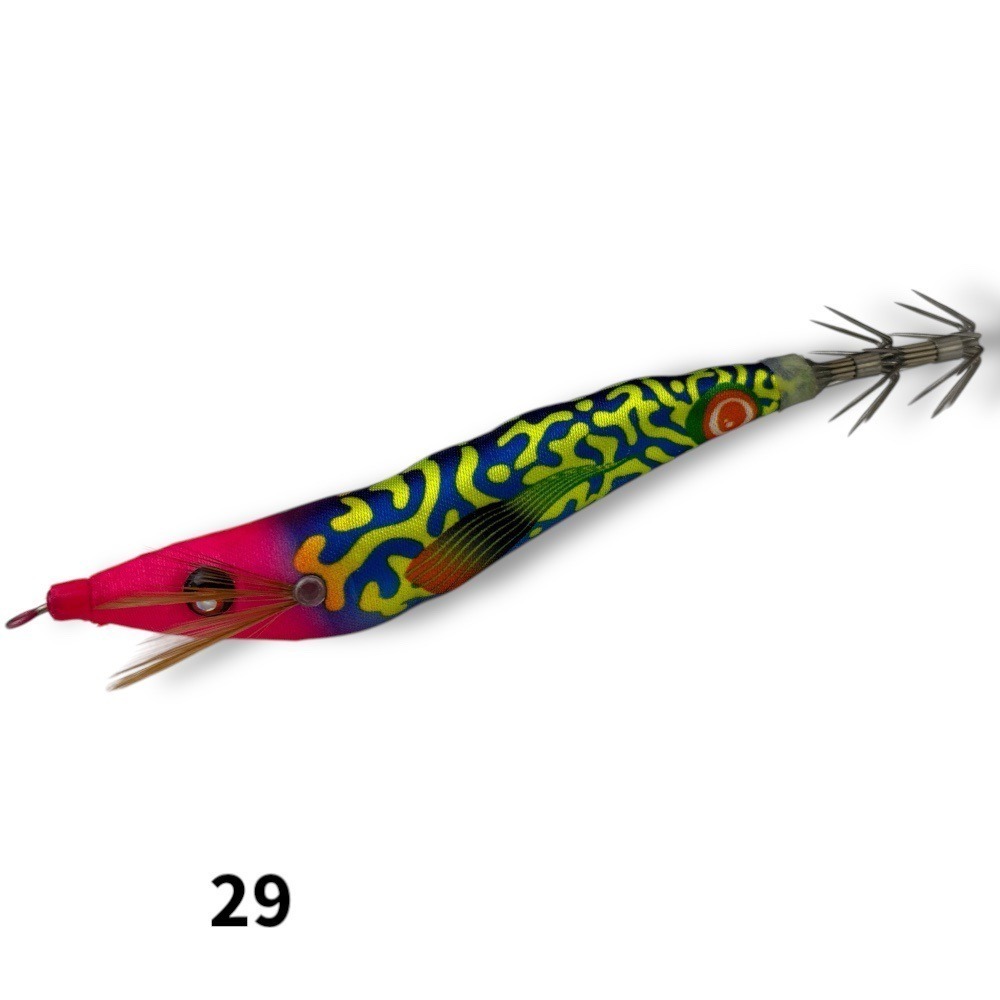 中壢鴻海釣具 厚殼蝦- 透抽布捲 2025 全新 厚殼蝦 厚殼仔 透抽 布捲 95mm 21~46號-規格圖7