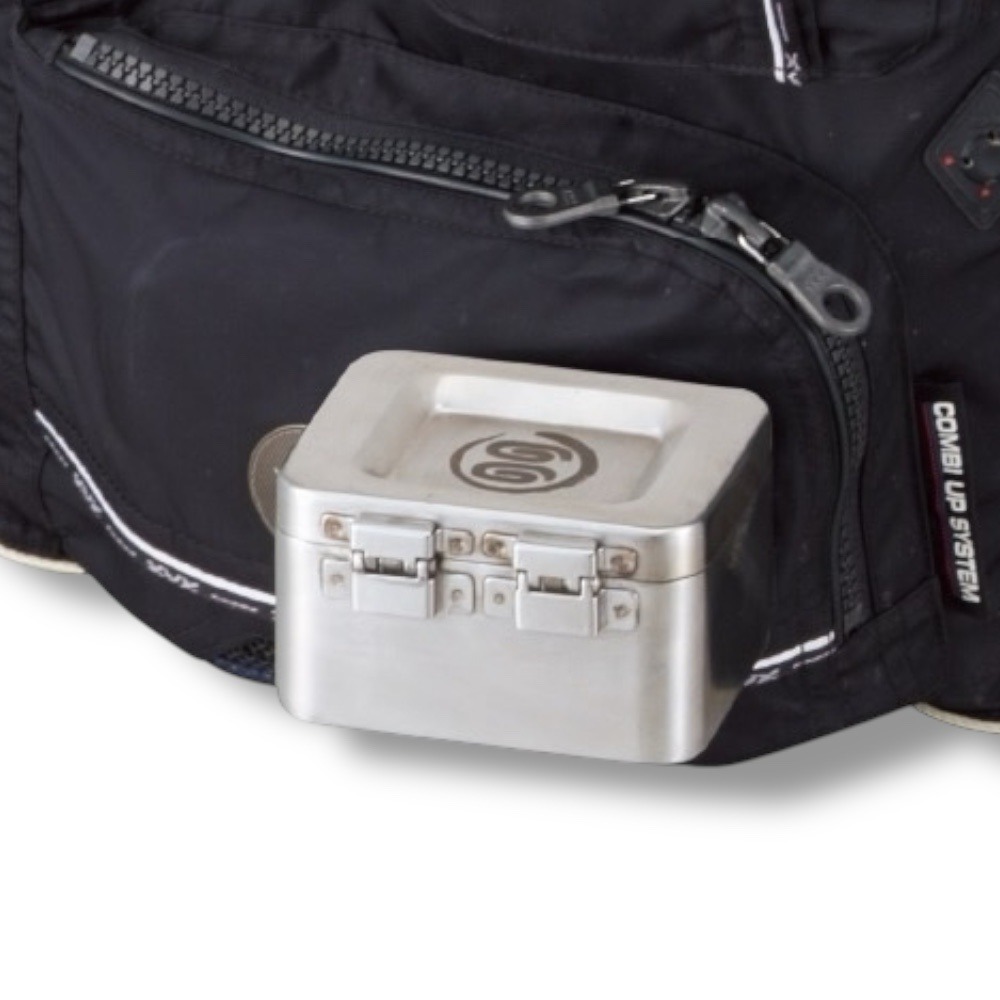 中壢鴻海釣具【SIYOUEI】 昌榮 雙層不鏽鋼 保溫餌盒 南極蝦盒-細節圖5