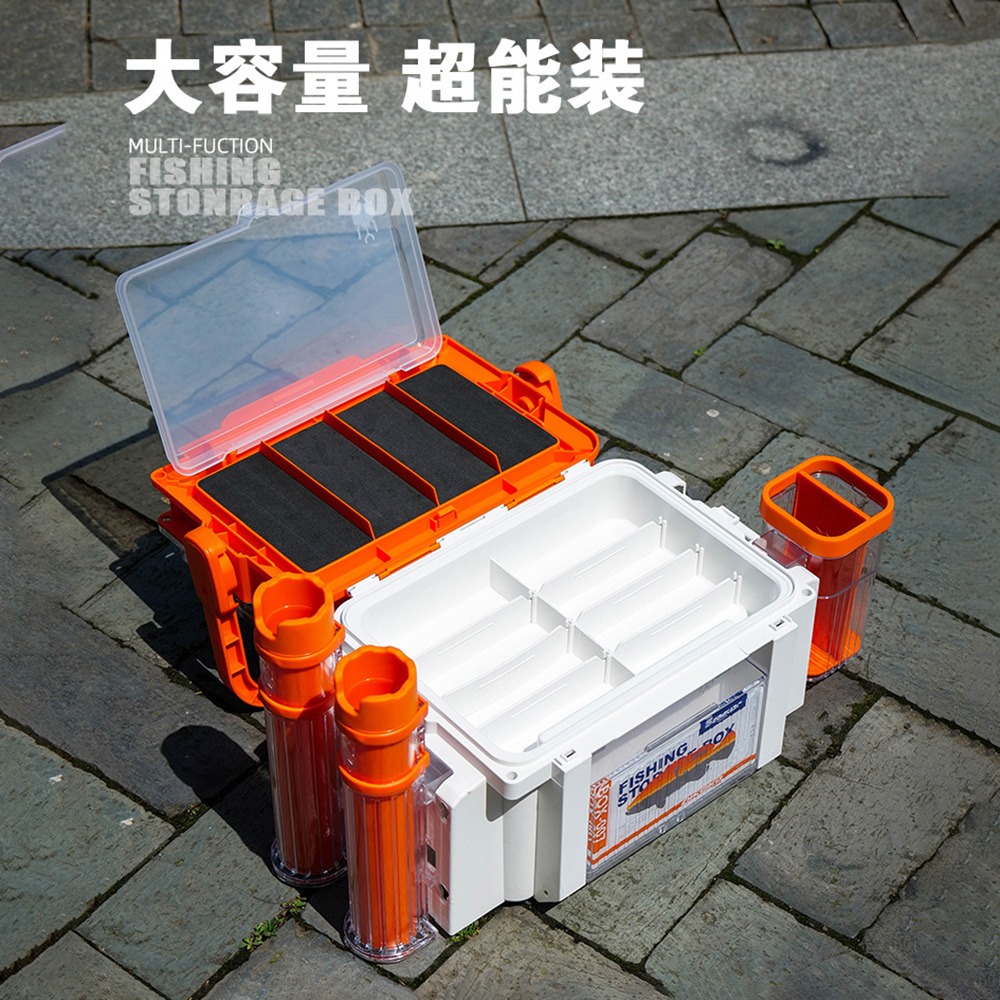 中壢鴻海釣具【SEAGUAR】多功能路亞工具箱 置物箱-細節圖6