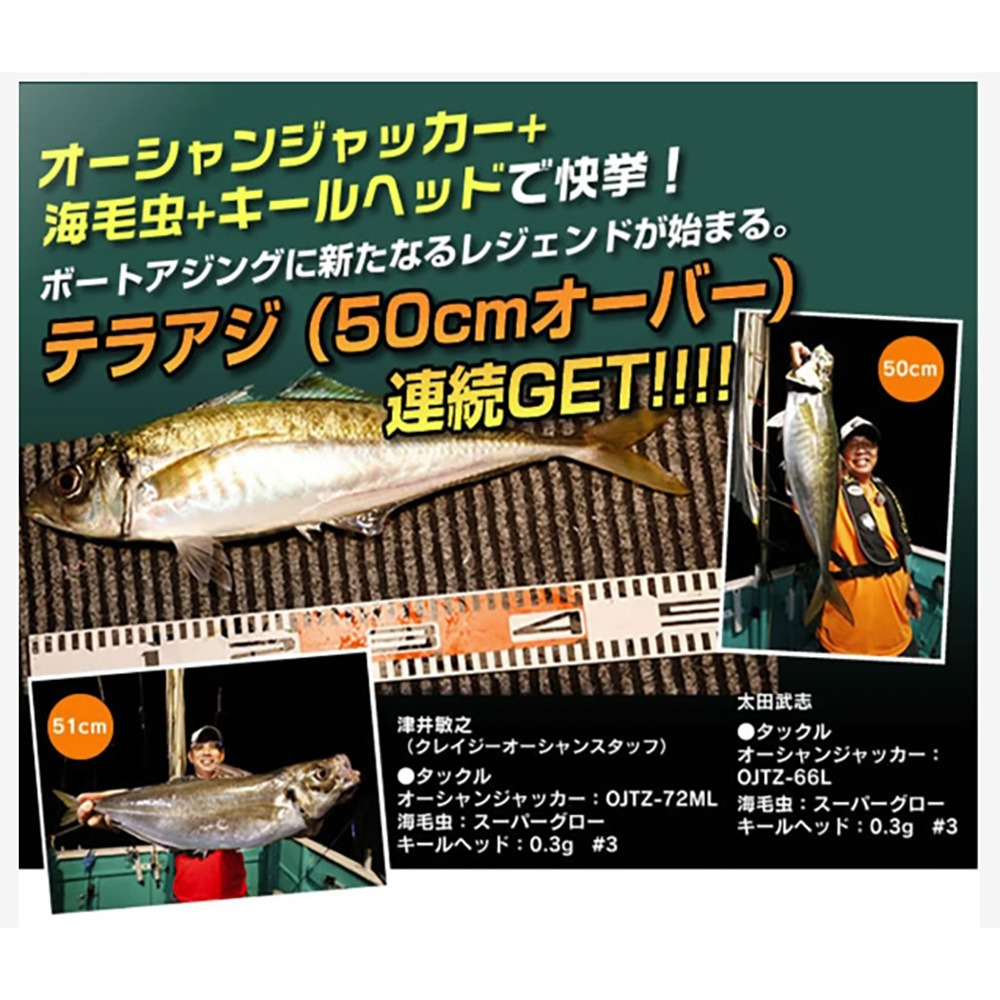 中壢鴻海釣具【crazy-ocean】海毛虫 UKMノーマル 2.5吋(65mm)游動丸用軟蟲-細節圖4