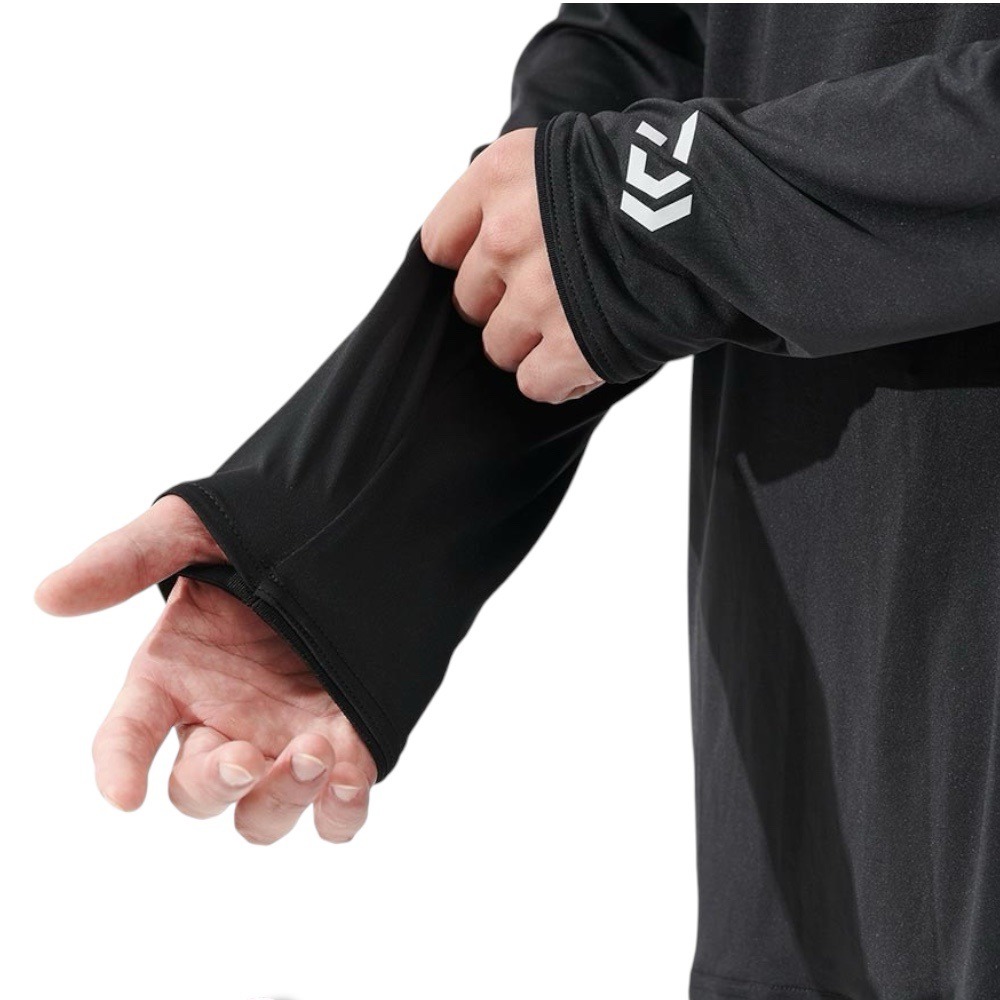 中壢鴻海釣具【DAIWA】 DE-6025 ICEDRY® 高領防曬釣魚長袖 [25年春夏款]-細節圖7