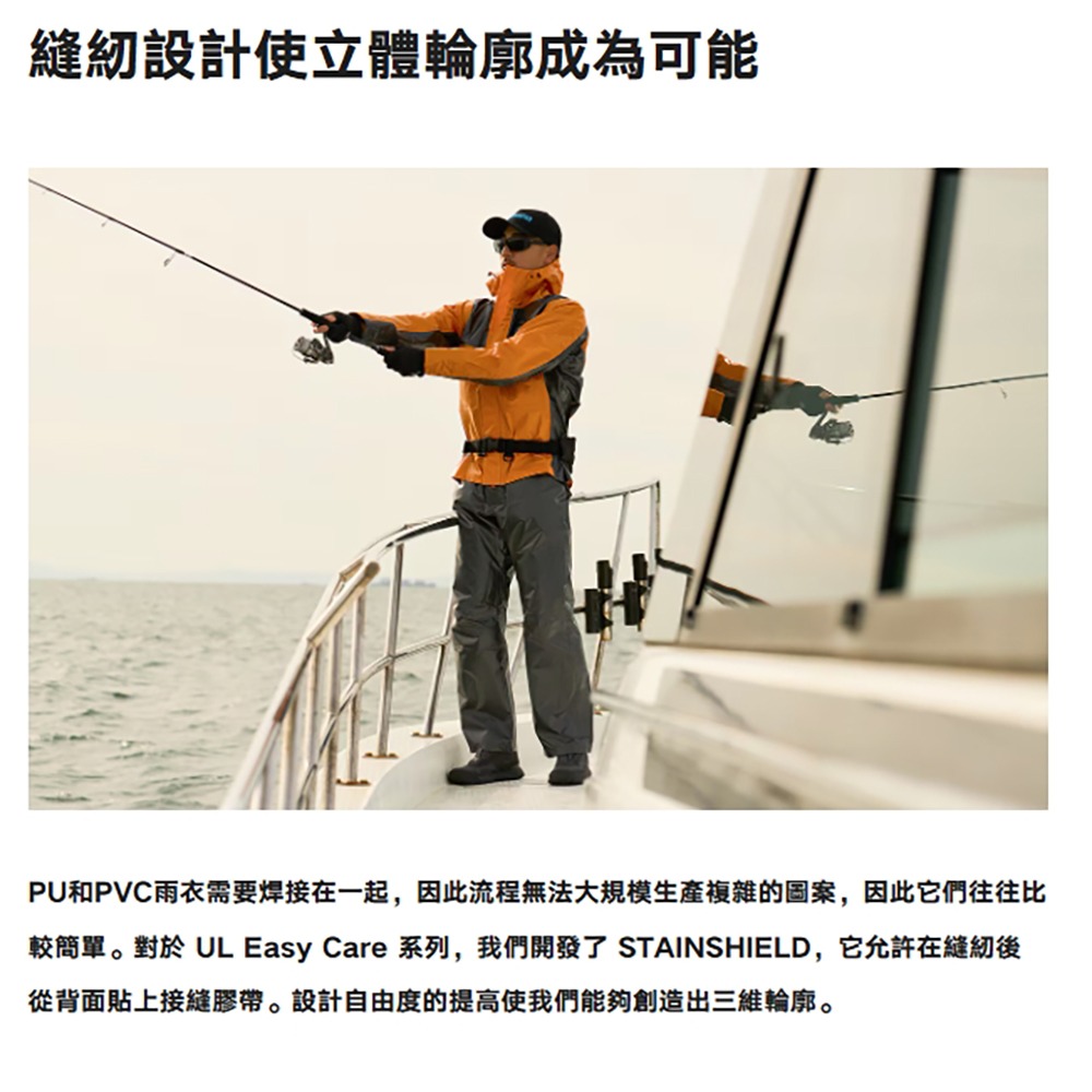 中壢鴻海釣具【SHIMANO】RA-040Y UL Easy Care 釣魚夾克 船釣防水雨衣外套 (25年春夏款)-細節圖5