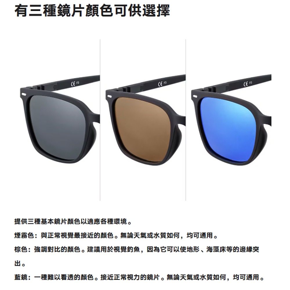 中壢鴻海釣具【SHIMANO】UJ-051Y 偏光眼鏡 (25年春夏款) 威靈頓框偏光鏡 釣魚眼鏡-細節圖6