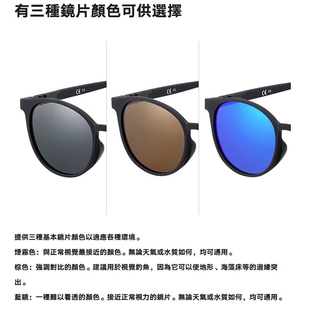 中壢鴻海釣具【SHIMANO】 UJ-053Y 偏光眼鏡 (25年春夏款) 波士頓框偏光鏡-細節圖6