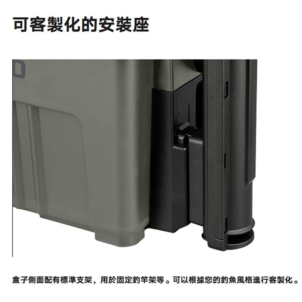 中壢鴻海釣具【SHIMANO】 CS-001Y 工具箱 (25年款) 置物箱 收納箱 多功能工具箱-細節圖3