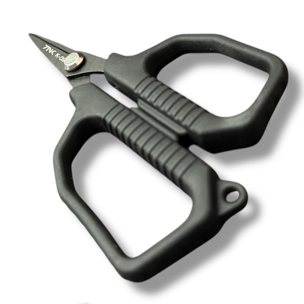 中壢鴻海釣具【TANAKA】 K-09 鐵氟龍PE剪刀-細節圖4