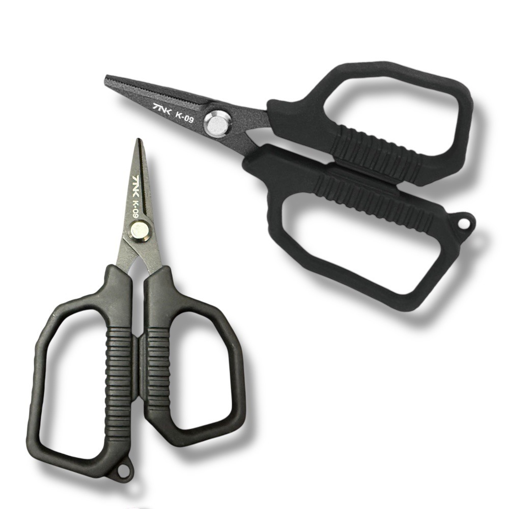 中壢鴻海釣具【TANAKA】 K-09 鐵氟龍PE剪刀-細節圖5