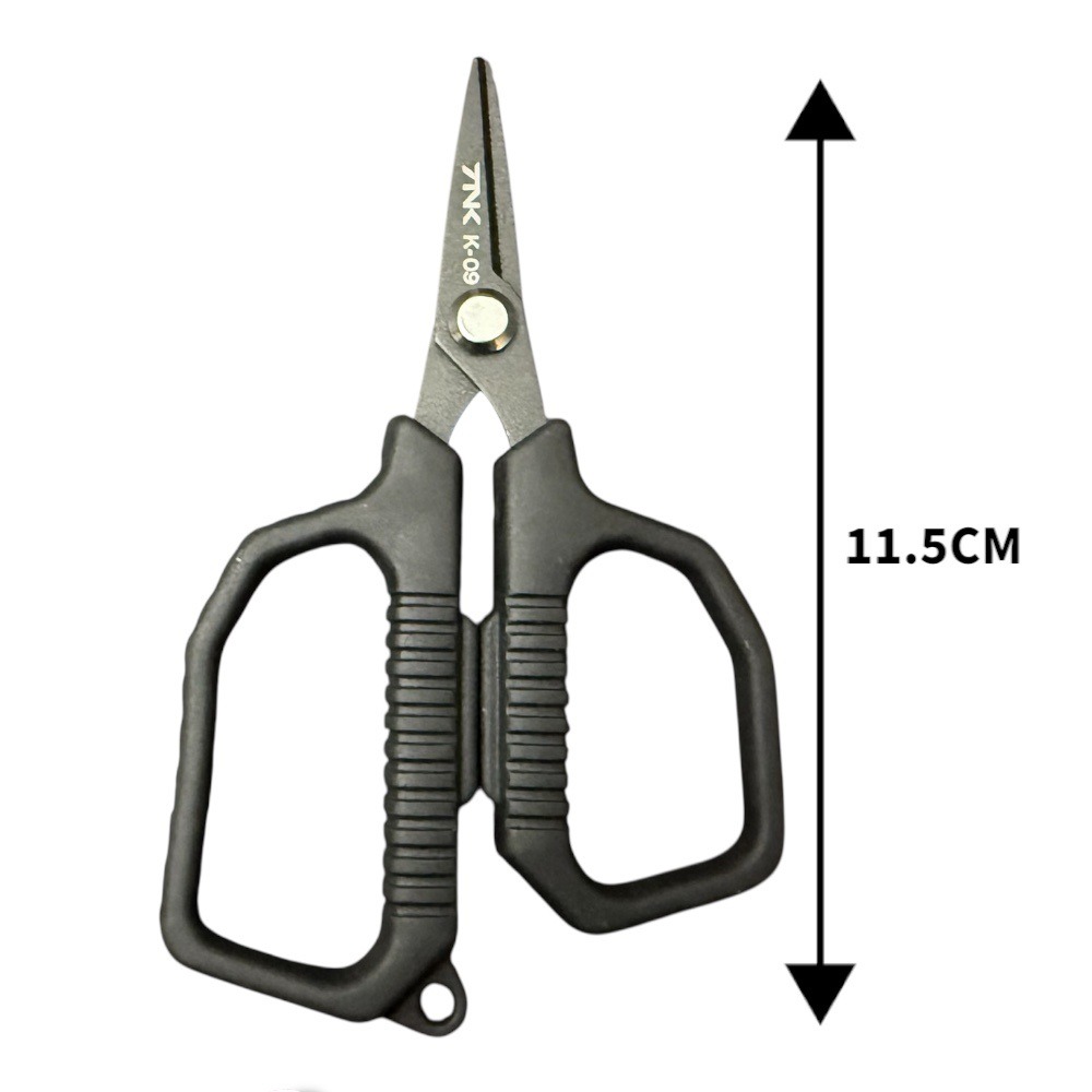 中壢鴻海釣具【TANAKA】 K-09 鐵氟龍PE剪刀-細節圖8
