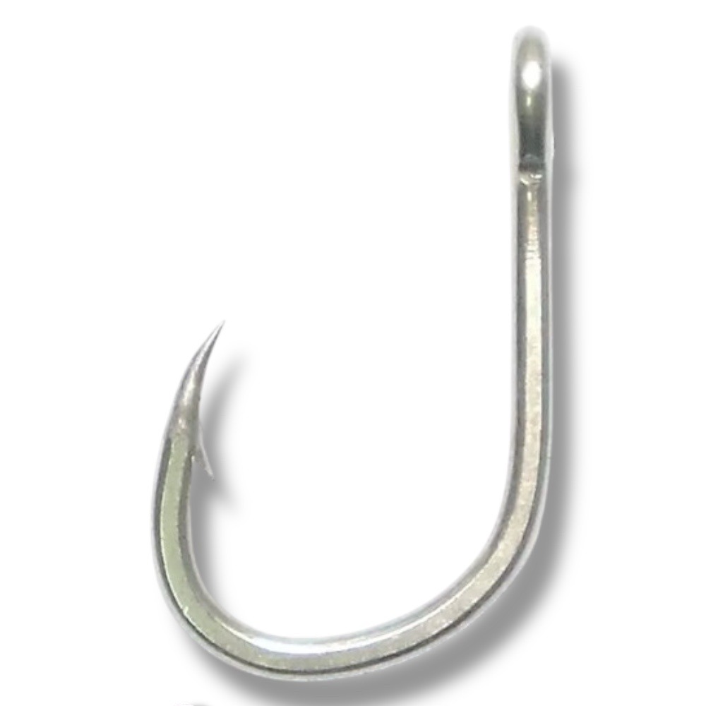 中壢鴻海釣具【鬼刃】 管付伊勢尼鉤 魚鉤 釣鉤 高強度不鏽鋼素材 鉤尖貫穿強化-細節圖2