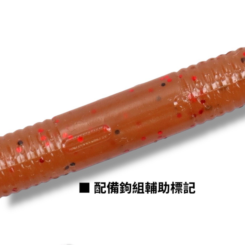 中壢鴻海釣具【DAIWA】 STEEZ FINESSE STRAIGHT 4.3吋軟蟲 (25年款)-細節圖2