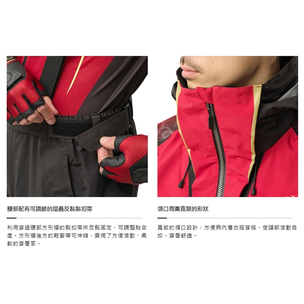 中壢鴻海釣具【SHIMANO】RA-160Y LIMITED PRO 三季可穿 防水釣魚套裝 雨衣套裝-細節圖10