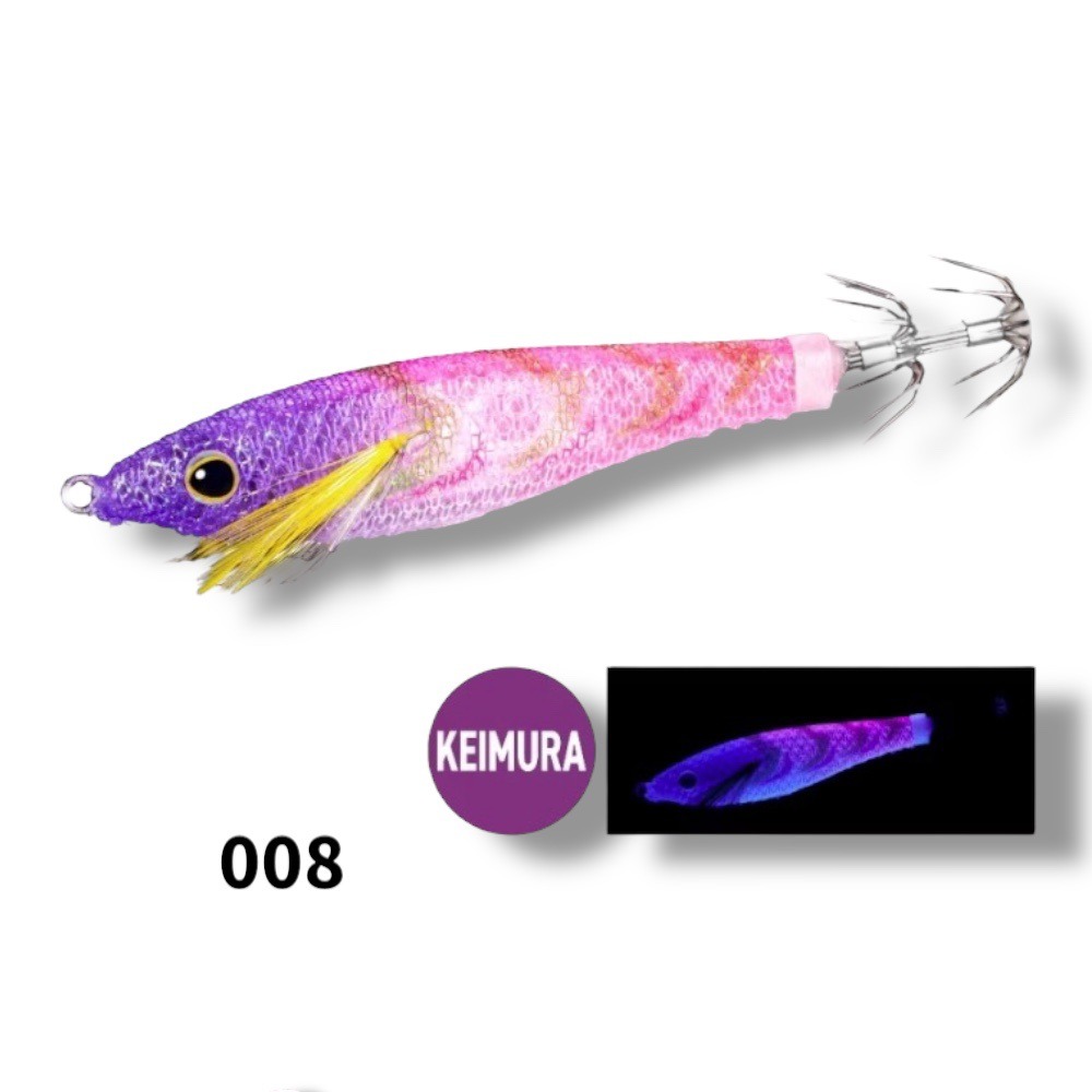 中壢鴻海釣具【SHIMANO】 QS-Q80X 80mm 透抽布捲 假餌-規格圖6