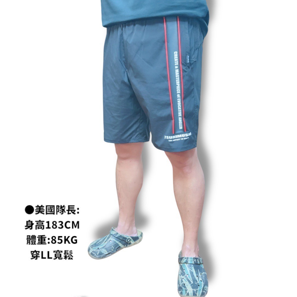 中壢鴻海釣具【TSuriMusha】釣武者 Cordura Neo 黑色彈性釣魚短褲(25年春夏款) 抗撕裂-細節圖3