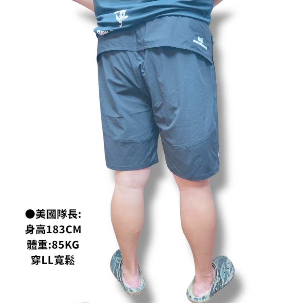 中壢鴻海釣具【TSuriMusha】釣武者 Cordura Neo 黑色彈性釣魚短褲(25年春夏款) 抗撕裂-細節圖4