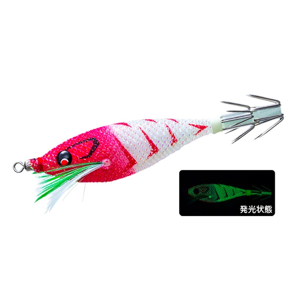 中壢鴻海釣具【DUEL】A1860 A1861SQUID JIG Pucca 胖胖魚 75/90mm透抽布捲(25年款)-規格圖7