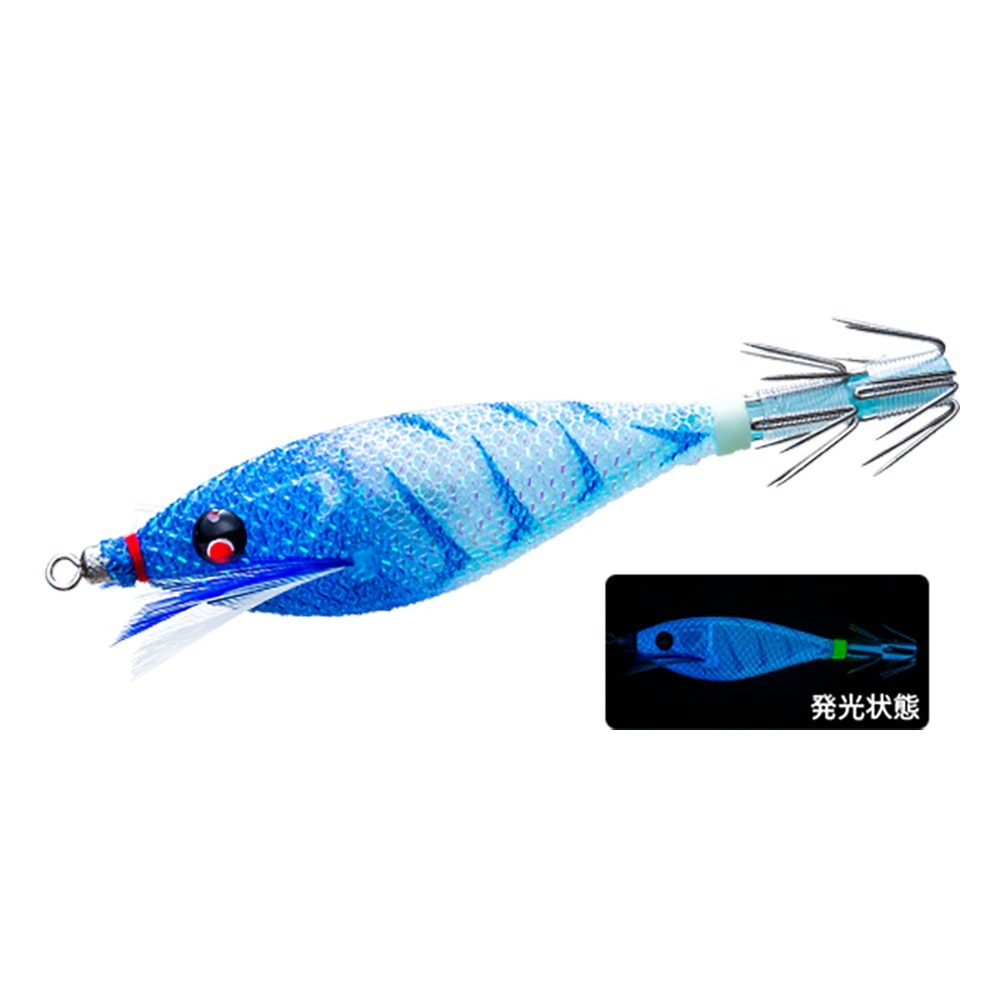 中壢鴻海釣具【DUEL】A1860 A1861SQUID JIG Pucca 胖胖魚 75/90mm透抽布捲(25年款)-規格圖7