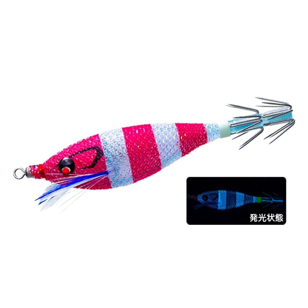 中壢鴻海釣具【DUEL】A1860 A1861SQUID JIG Pucca 胖胖魚 75/90mm透抽布捲(25年款)-規格圖7