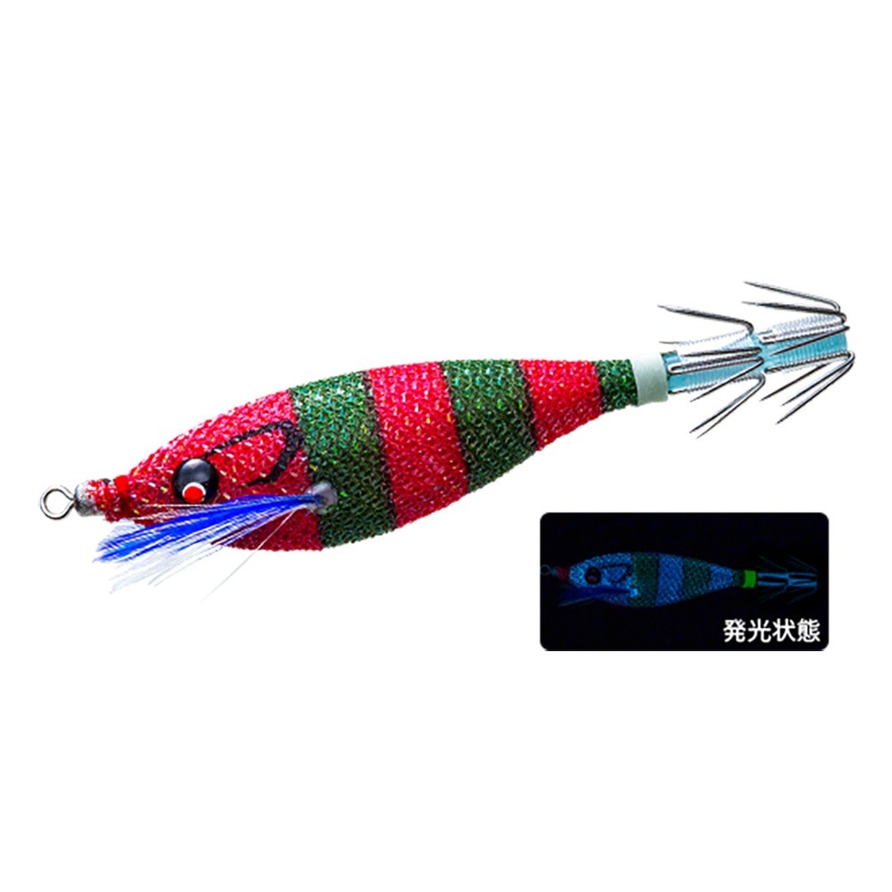 中壢鴻海釣具【DUEL】A1860 A1861SQUID JIG Pucca 胖胖魚 75/90mm透抽布捲(25年款)-規格圖7