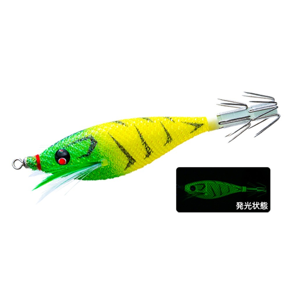 中壢鴻海釣具【DUEL】A1860 A1861SQUID JIG Pucca 胖胖魚 75/90mm透抽布捲(25年款)-規格圖7