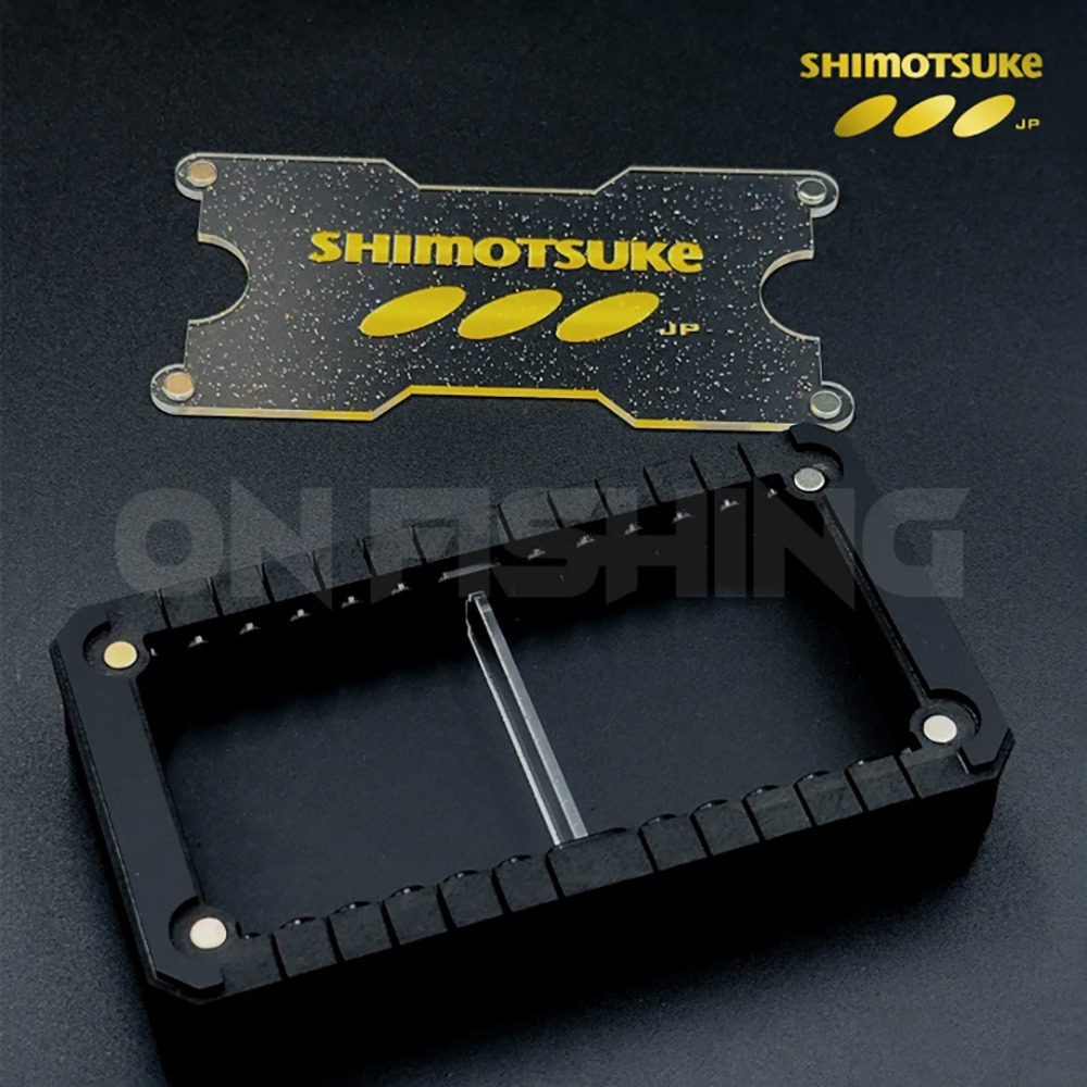 中壢鴻海釣具【SHIMOTSUKE】蝦釣收納盒 置竿架 餌盒-細節圖5