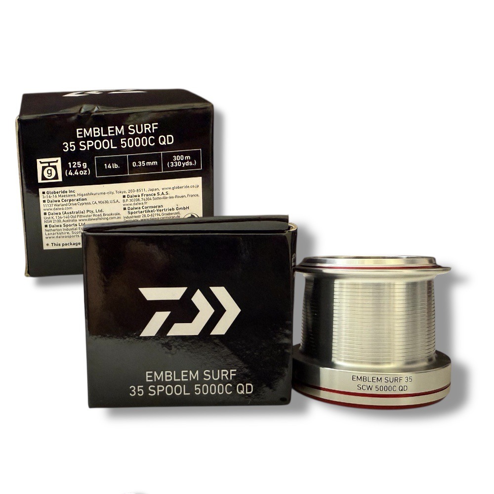 中壢鴻海釣具【DAIWA】 EMBLEM SURF 35 SCW QD 雙線杯 遠投捲線器 紡車捲線器-細節圖7