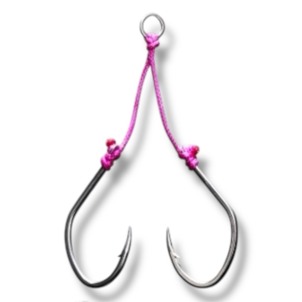 中壢鴻海釣具【WEFOX】 彈替幫Assist Hook 彈 穴明慢速鐵板鉤組-細節圖2