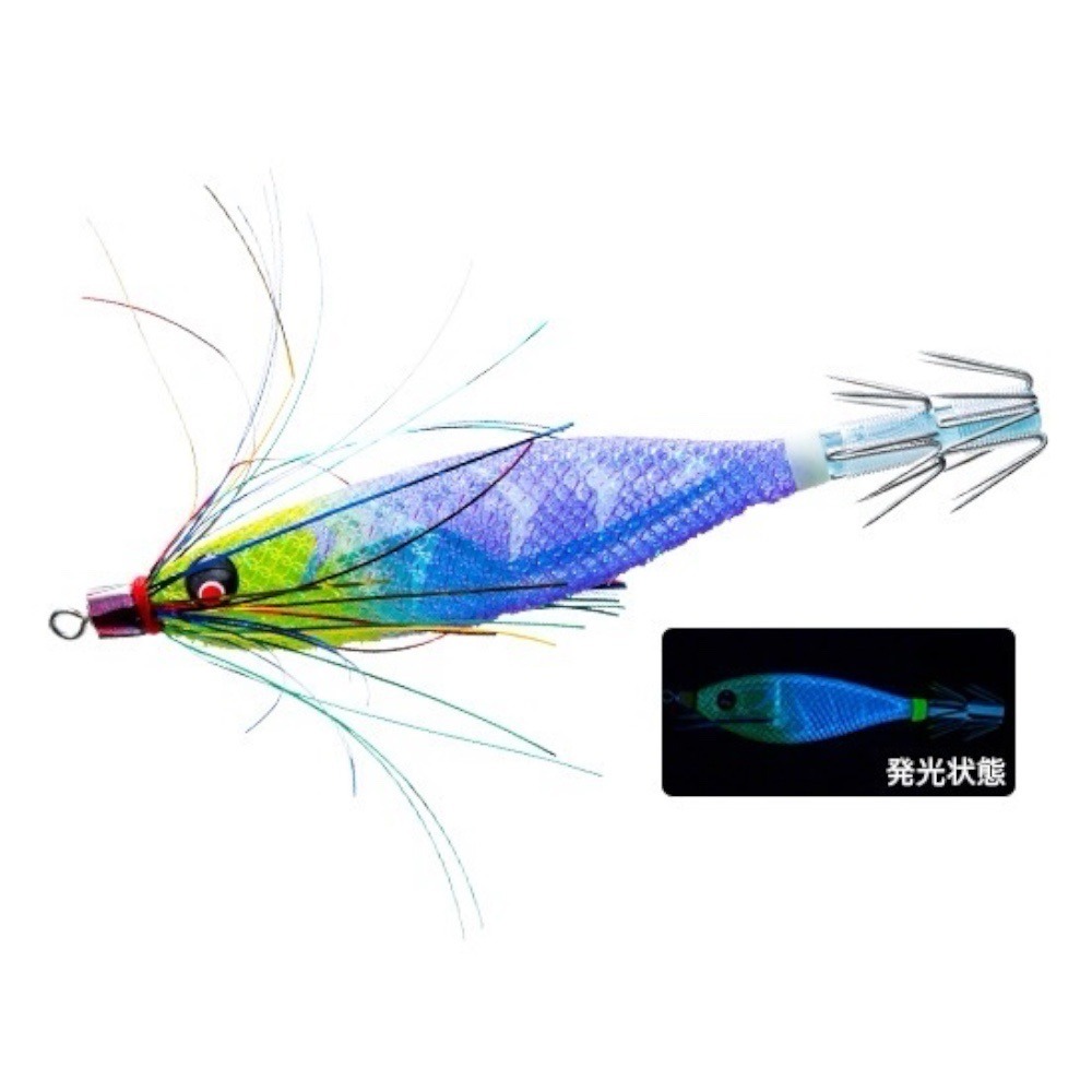 中壢鴻海釣具【DUEL】 A1862 SQUID JIG Picca  胖胖魚 80mm透抽布捲 (25年款)-規格圖9
