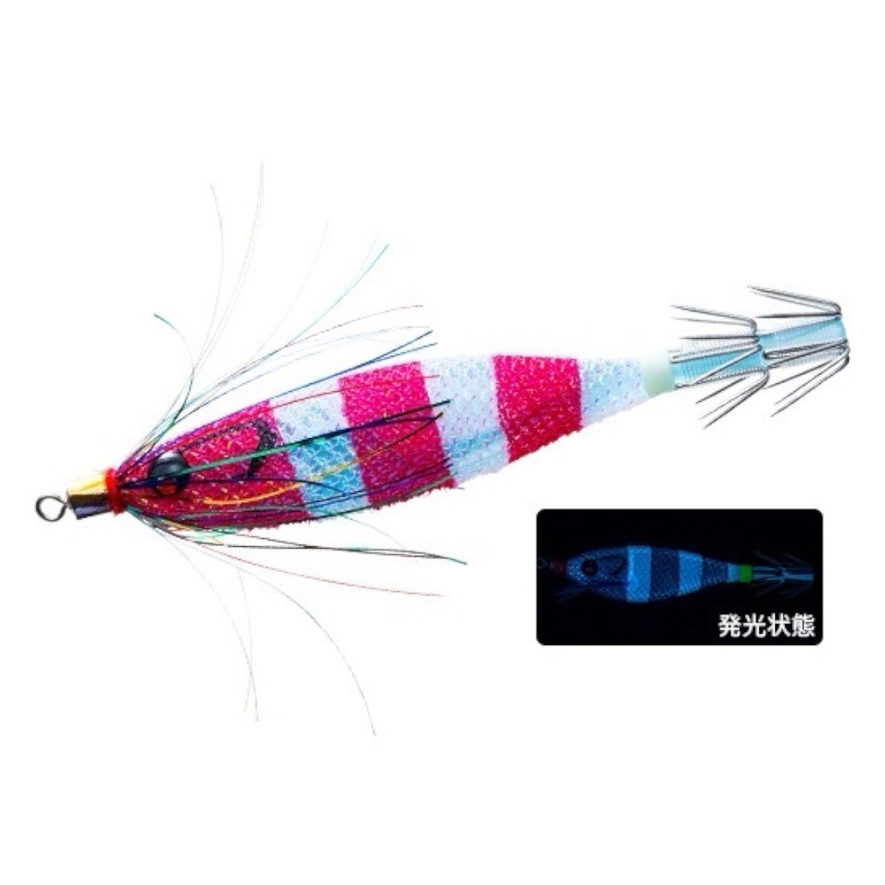 中壢鴻海釣具【DUEL】 A1862 SQUID JIG Picca  胖胖魚 80mm透抽布捲 (25年款)-規格圖9