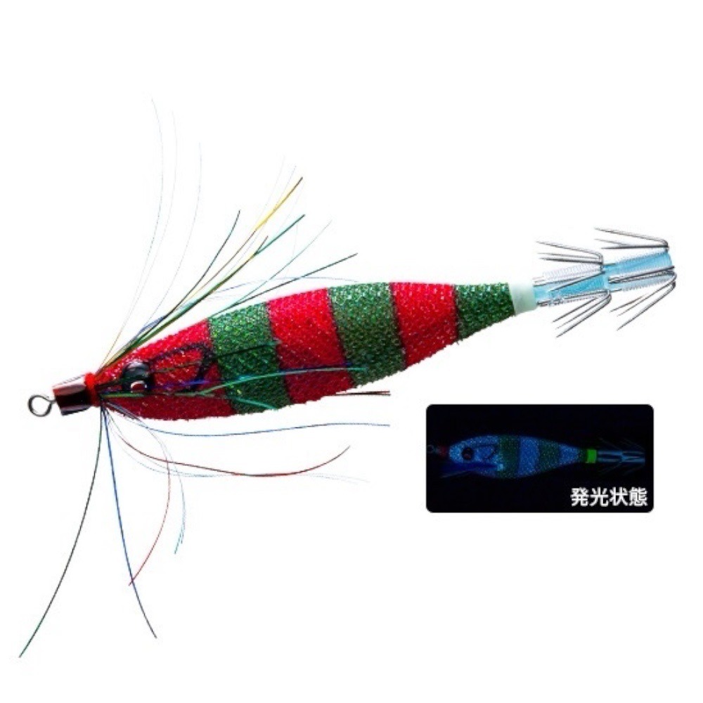 中壢鴻海釣具【DUEL】 A1862 SQUID JIG Picca  胖胖魚 80mm透抽布捲 (25年款)-規格圖9