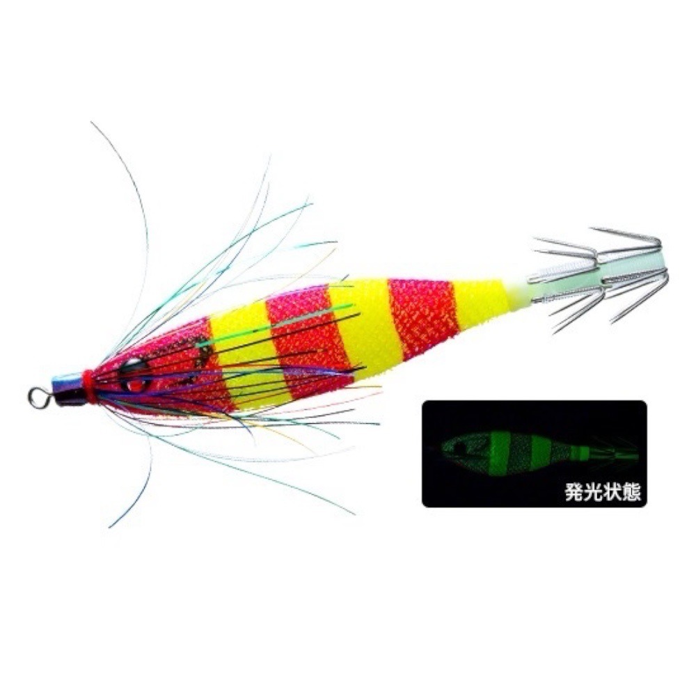 中壢鴻海釣具【DUEL】 A1862 SQUID JIG Picca  胖胖魚 80mm透抽布捲 (25年款)-規格圖9