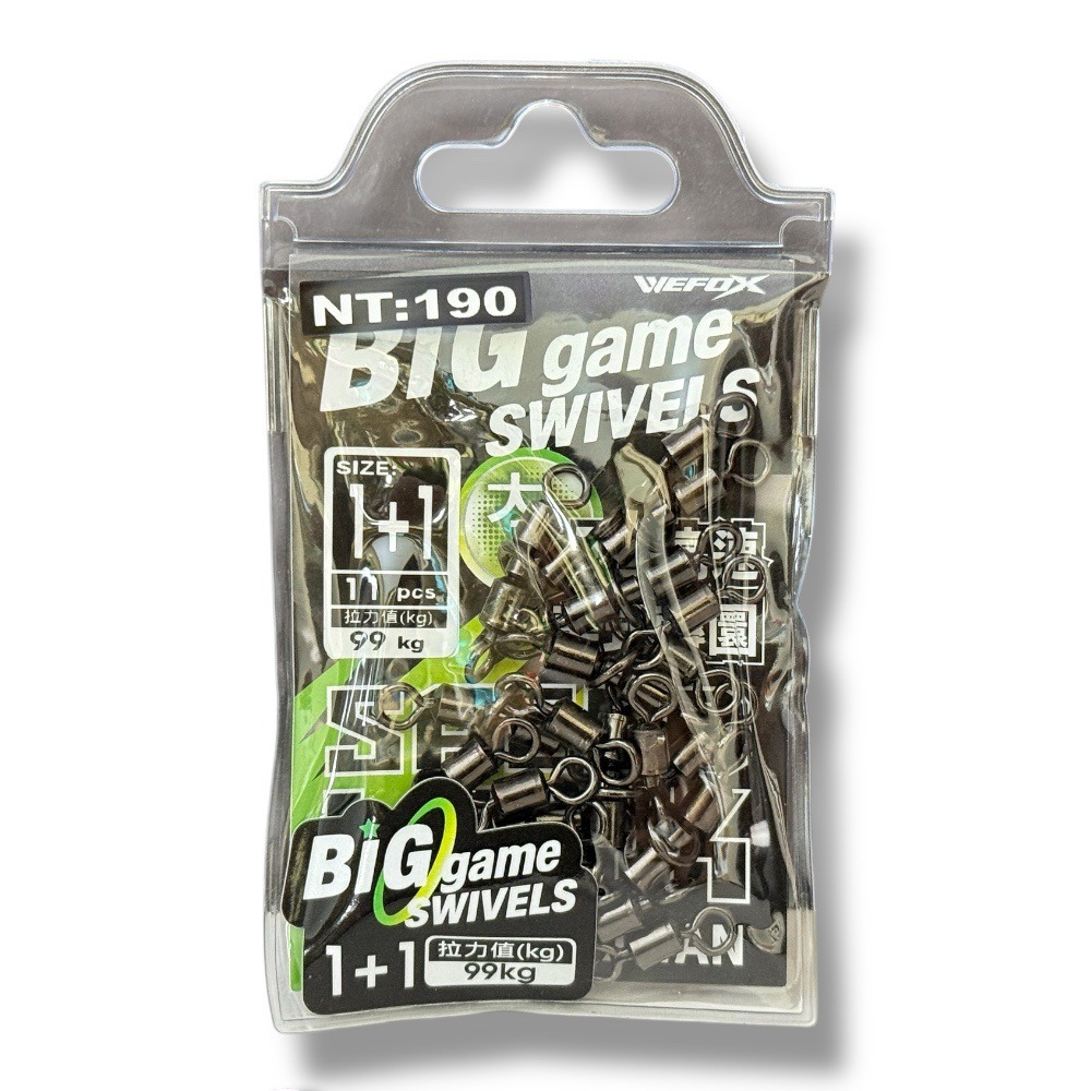 中壢鴻海釣具【WEFOX】 T型高速美式轉圜 轉環 船釣仕掛-規格圖6