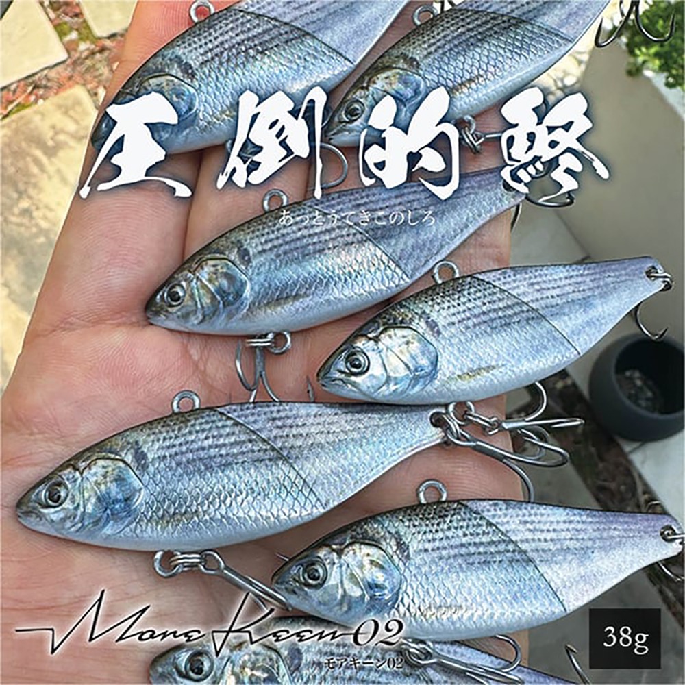 中壢鴻海釣具【LITTLE JACK】 MoreKeen-02 顫泳型路亞 長度74mm / 重量38g-細節圖2