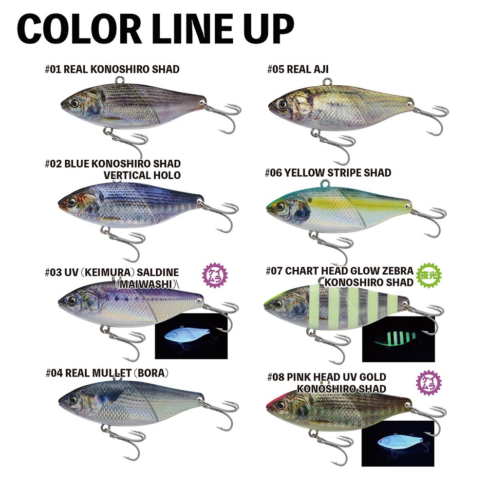 中壢鴻海釣具【LITTLE JACK】 MoreKeen-02 顫泳型路亞 長度74mm / 重量38g-細節圖3