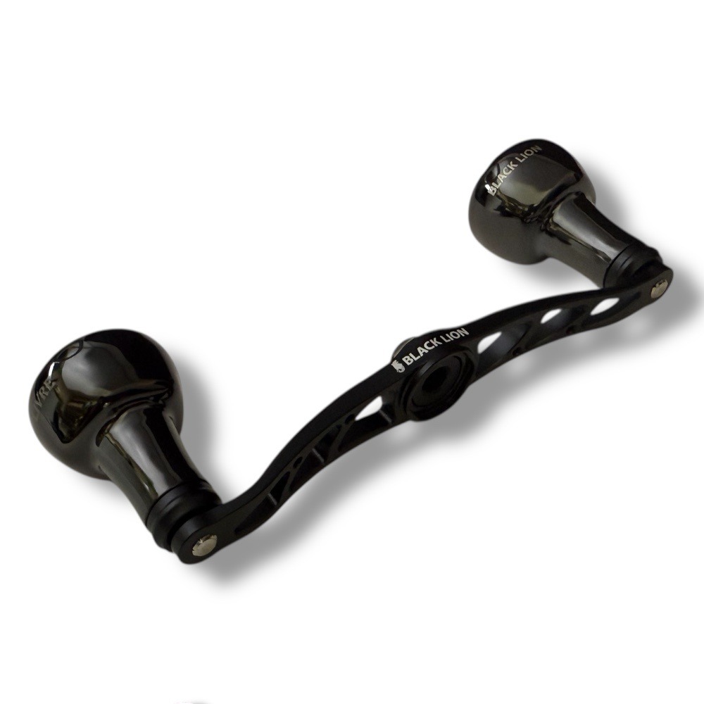 中壢鴻海釣具【LIVRE】BLACK LION×LIVRE Cachalot bt 110 限量黑色鈦金屬色改裝握丸-細節圖6