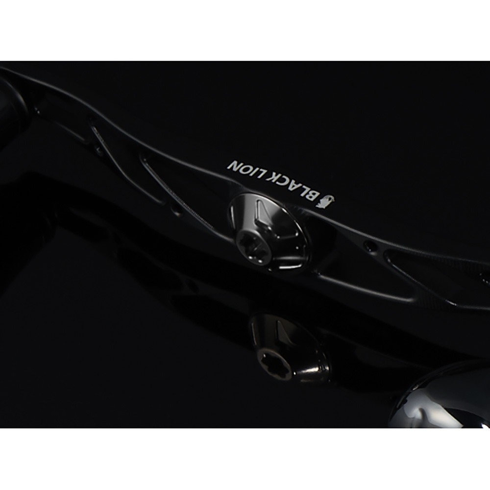 中壢鴻海釣具【LIVRE】BLACK LION×LIVRE Cachalot bt 110 限量黑色鈦金屬色改裝握丸-細節圖8