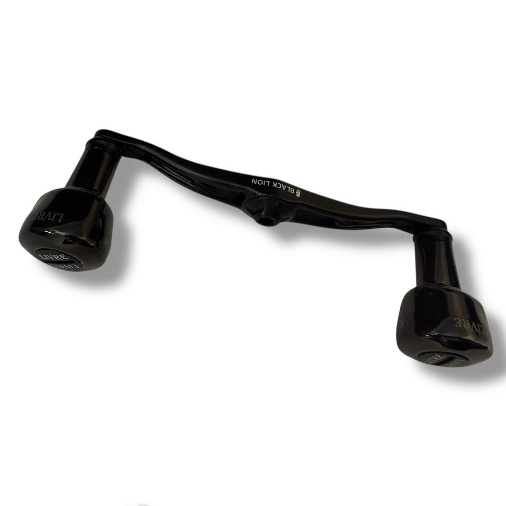 中壢鴻海釣具【LIVRE】 BLACK LION×LIVRE Cachalot bt 115 霧面黑色限量改裝握丸-細節圖5